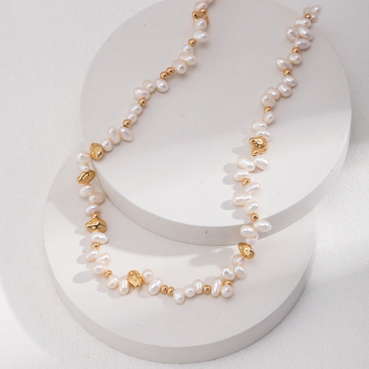 Seymours & Co. Sprig Pearl Necklace