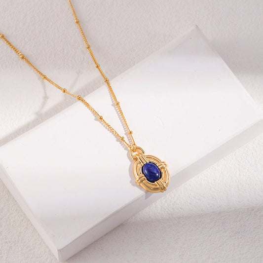 Seymours & Co. Azure Lapis Lazuli Pendant Necklace