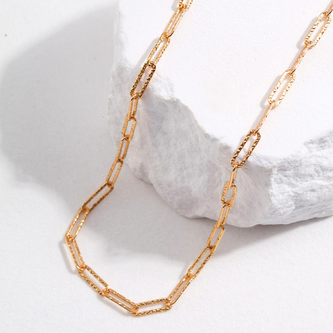 Seymours & Co. Paperclip Link Chain Necklace